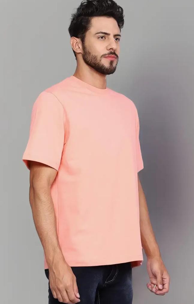 Mens Fashion Stylish Roundneck Half Sleeve Solid T-Shirt_For Summer