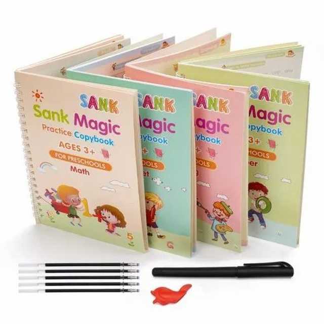 Magic Practice Copybook (4 Book + 10 Refill) (A-127)